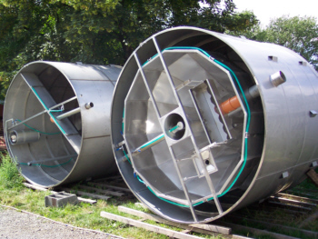 package WWTP SC 100 in two stainless tanks