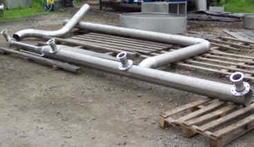 air distribution stainless pipeline