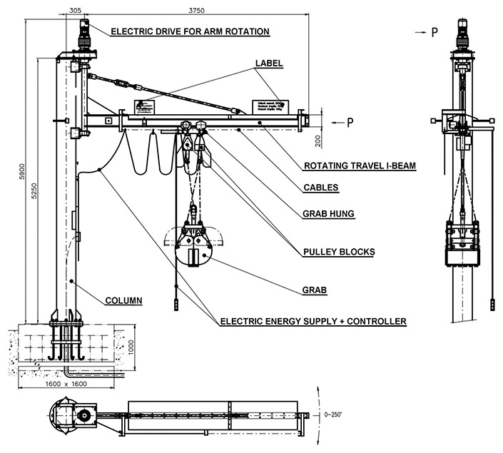 Drawing of STS-RE 250/50